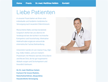 Tablet Screenshot of drheilein.de